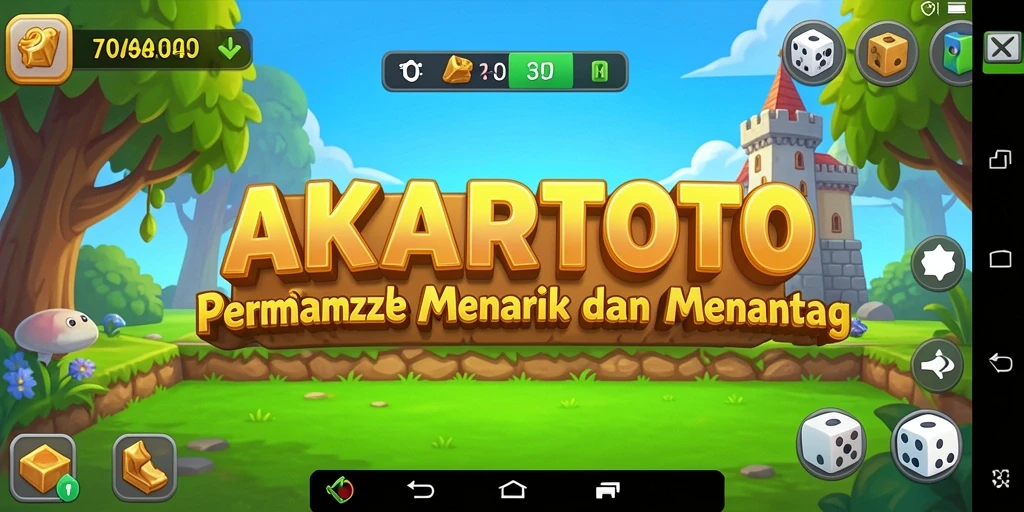 Tampilan gameplay <strong>AKARTOTO</strong> yang menarik dan menantang.