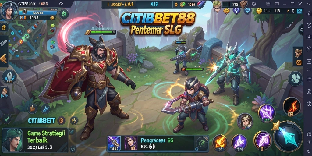 Tangkapan layar menunjukkan pertempuran seru dan strategi dalam CITIBET88.