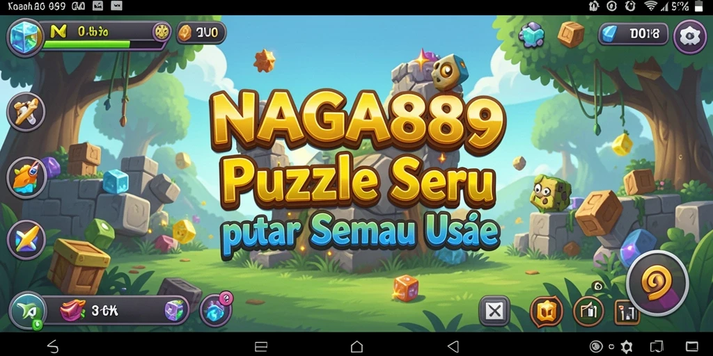 Screenshot gameplay seru NAGA889 menampilkan teka-teki yang menantang.