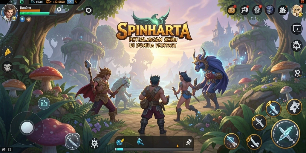 Gameplay seru dan menantang dalam SPINHARTA.